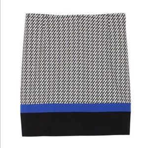 NWOT Tibi Houdstooth Skirt Lined Cotton/Polyester Size 2